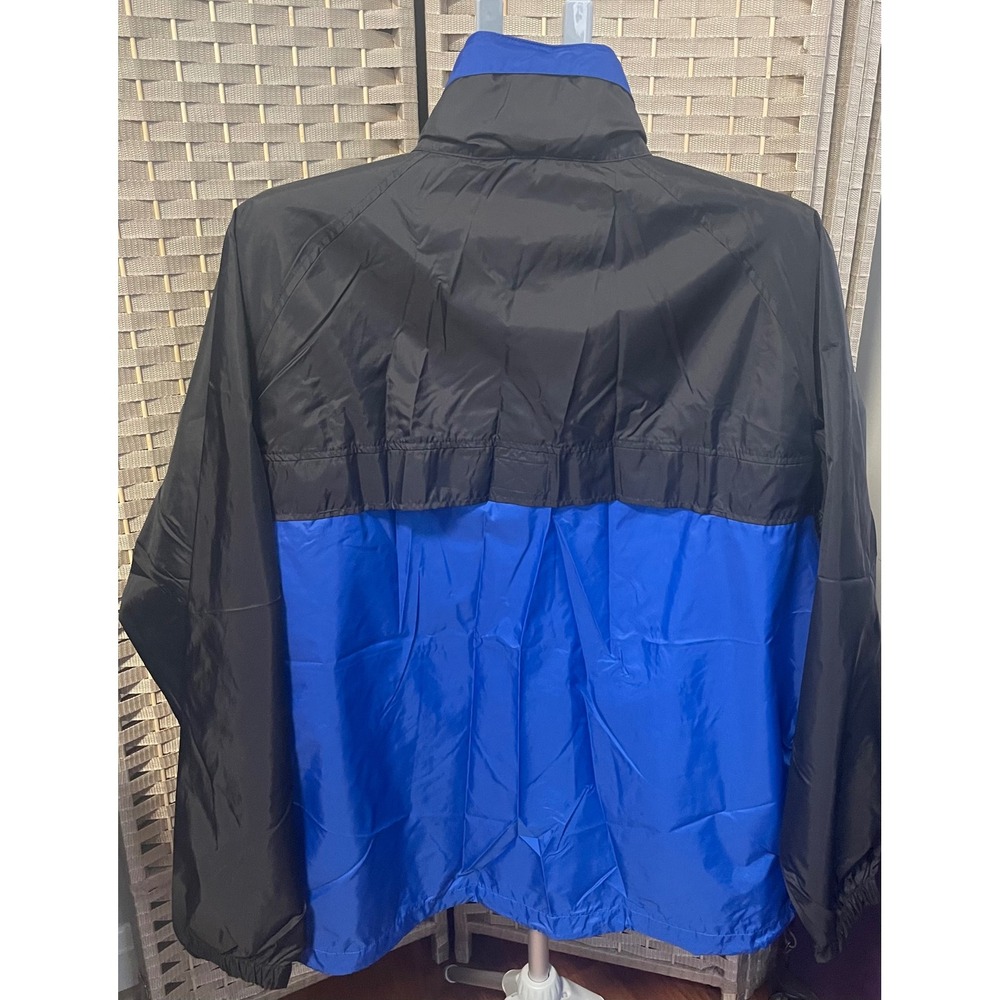 Columbia Sportswear Mens Blue Black Packable Windbreaker Jacket Full Zip Size L - Picture 6 of 11